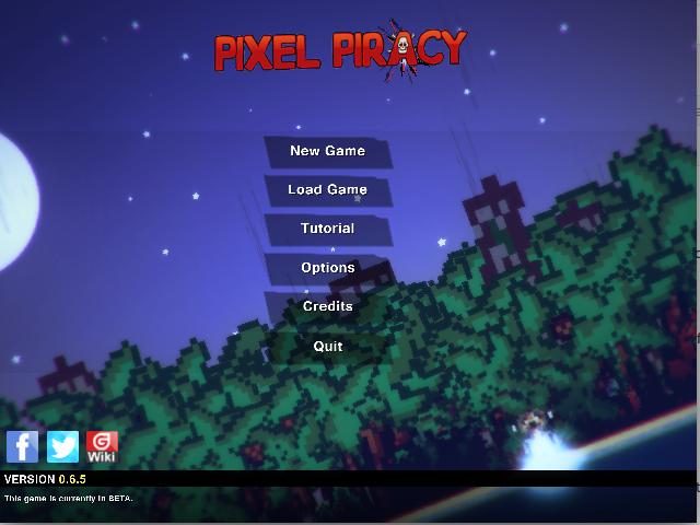 pixel-piracy-main-screen