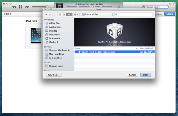 Downgrade-iOS8-to-iOS7-Select-IPSW