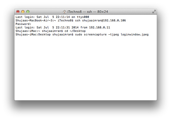 Remote-Login-Mac-Second-Command