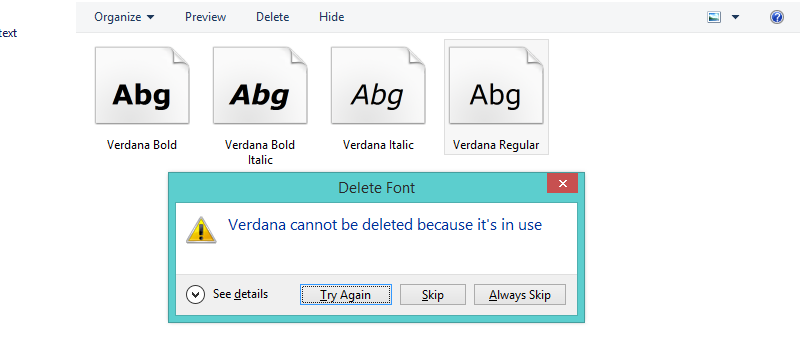 How to Delete Fonts using the Windows Registry