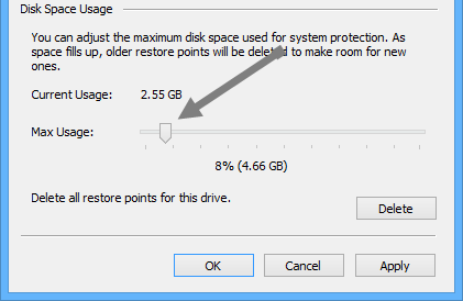 configure-system-restore-disk-space