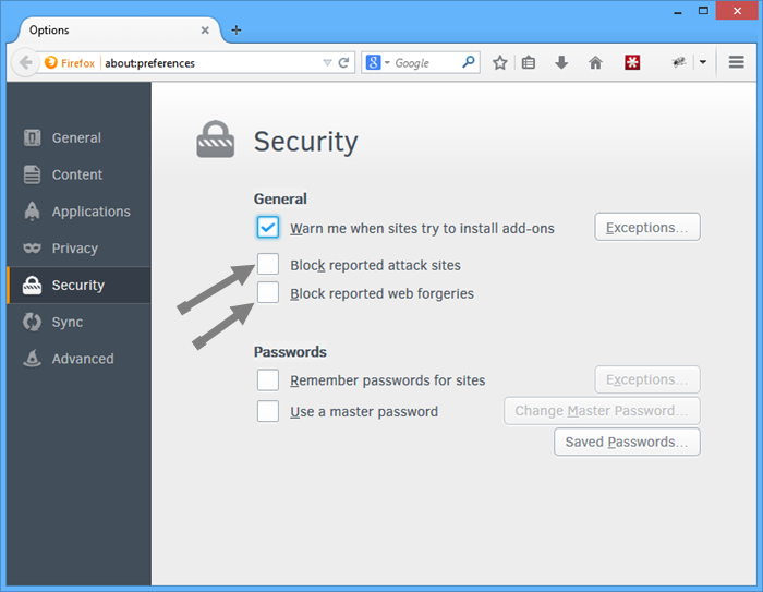 stop-firefox-sending-file-info-disable-safe-browsing