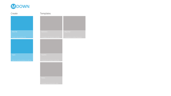 MarkdownWin-MDown-Create