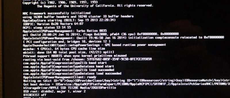 Reset OS X Account With the Terminal In Single-User Mode