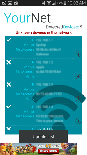 WiFi-Inspector-Detected-Devices