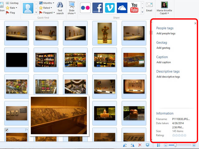 WindowsLivePhotoGallery-organise
