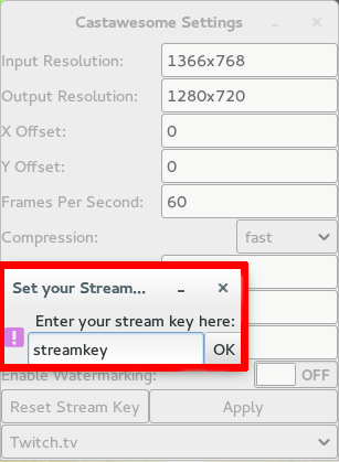 castawesome-adding-twitch-stream-key-to-castawesome-prompt