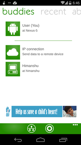 nexus5-dukto-interface nexus5-dukto-interface
