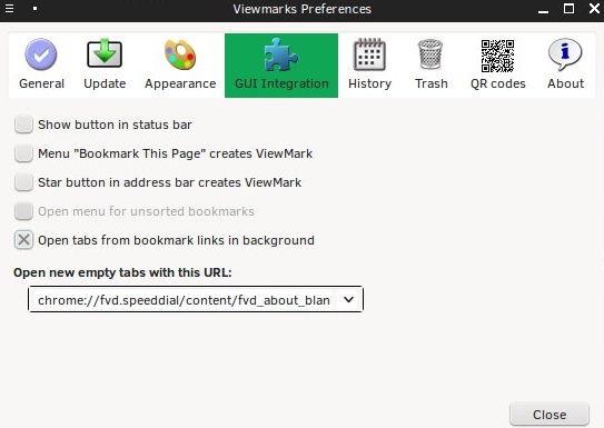 viewmarks-gui-integration viewmarks-gui-integration