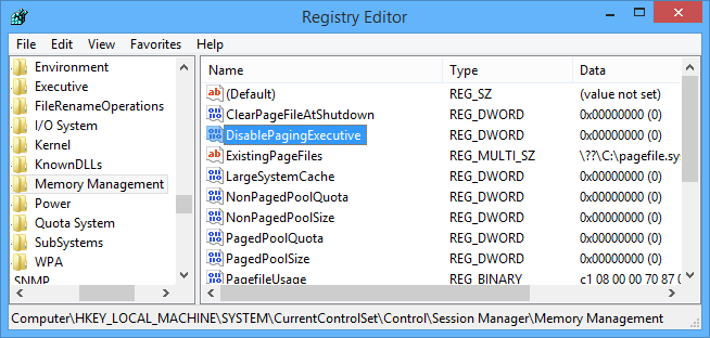 windows-tweaking-myths-disablepagingexecutive windows-tweaking-myths-disablepagingexecutive