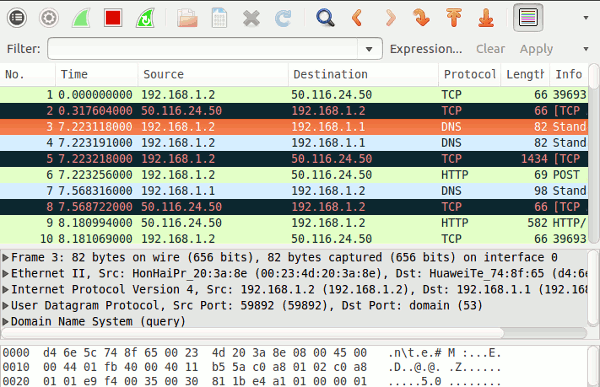 wireshark-live-capture