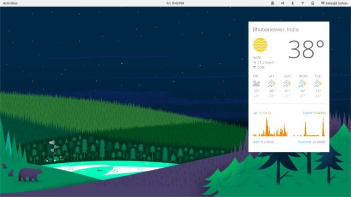 Google Now Conky theme Google Now Conky theme