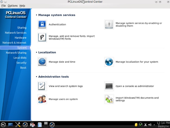PCLinuxOS-control-center PCLinuxOS-control-center