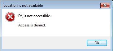 restrict-access-to-partition-access-denied