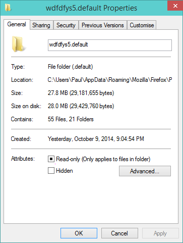 FP-Profile-Properties