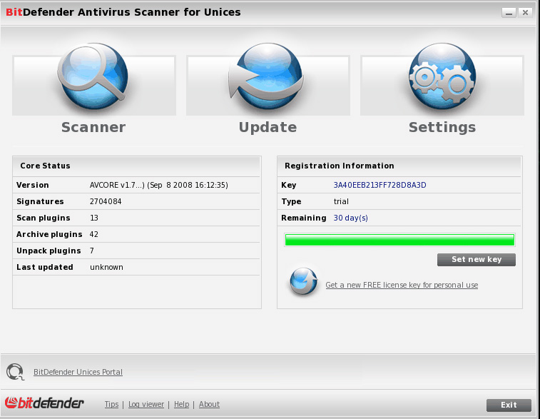 BitDefender Antivirus Scanner for Unices BitDefender Antivirus Scanner for Unices