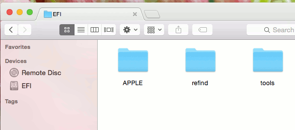 yosemite-refind-efi-folder