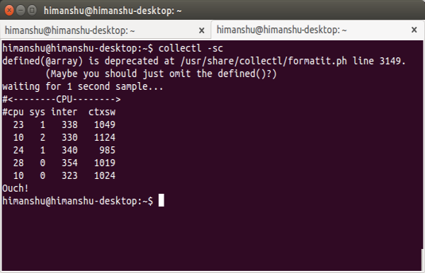 collectl-cpu-summary