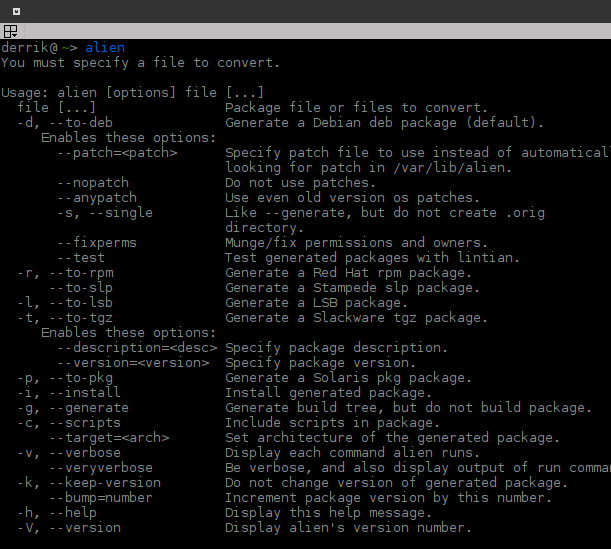 convert-deb-to-rpm-alien-options