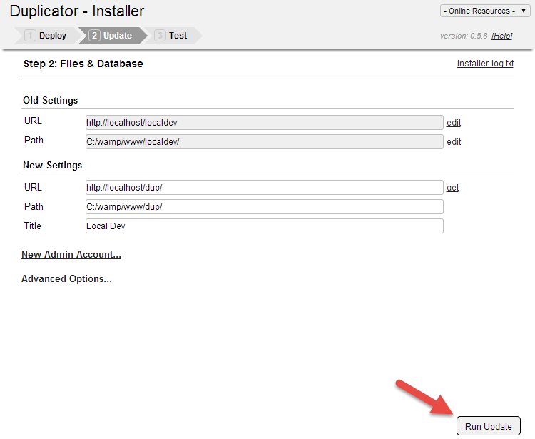 duplicator-run-update