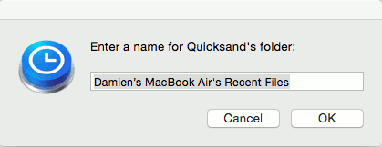 quicksand-folder-name