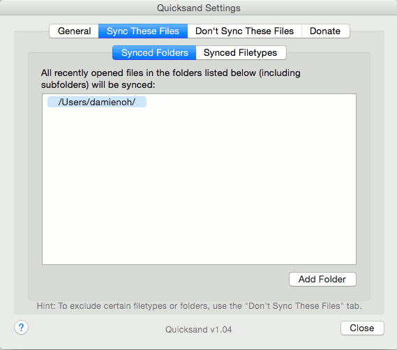 quicksand-settings-synced-folders