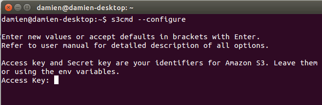 s3cmd-configure s3cmd-configure