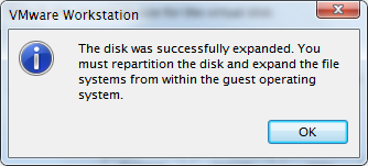 expand-vmware-disk-disk-space-increased