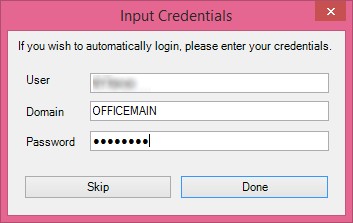 You must input your credentials in order to use the unlock feature in GateKeeper.