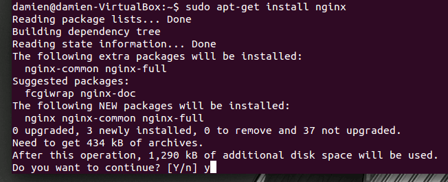 nginx-install-command
