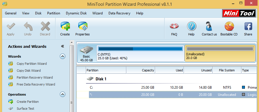 partition-wizard-home-screen
