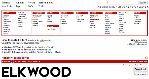 GetFonts-DaFont-Homepage GetFonts-DaFont-Homepage