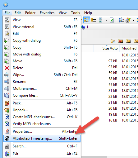 freecommander-select-attributes