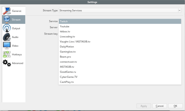 open-broadcaster-choosing-streaming-service open-broadcaster-choosing-streaming-service