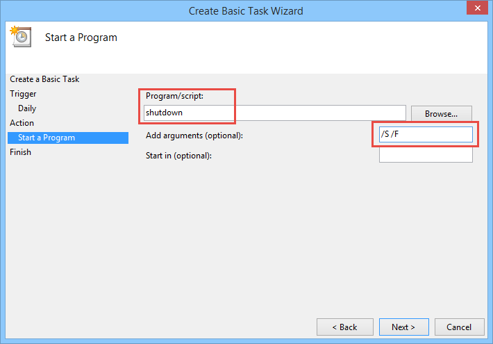 shutdown-arguments shutdown-arguments
