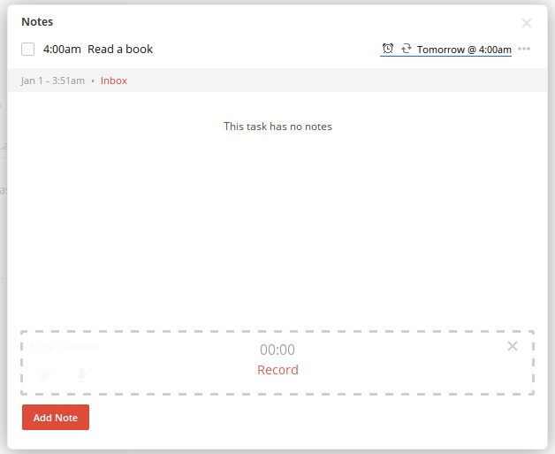 Keep organized by adding notes, files and audio to your Todoist tasks.