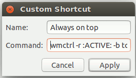 ubuntu-command-for-always-on-top