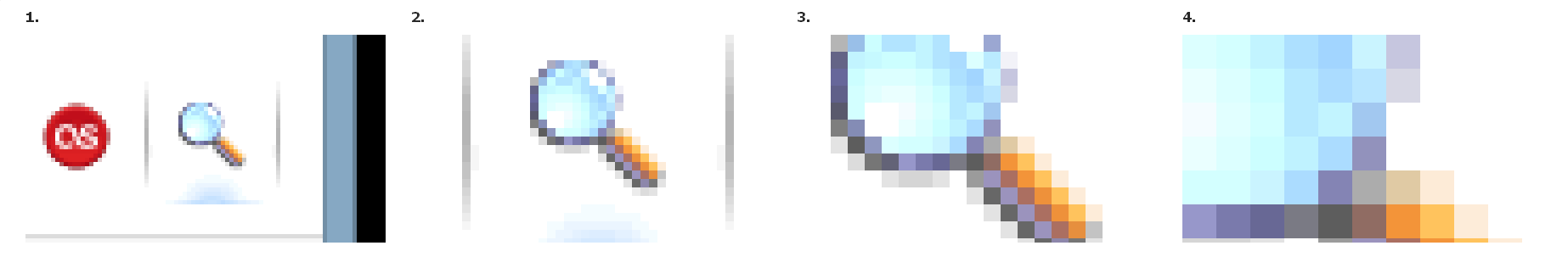 Magnifixer zoomed in. Magnifixer zoomed in.