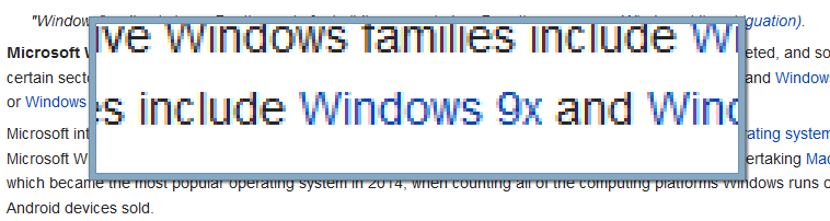 OneLoupe zoomed in. OneLoupe zoomed in.
