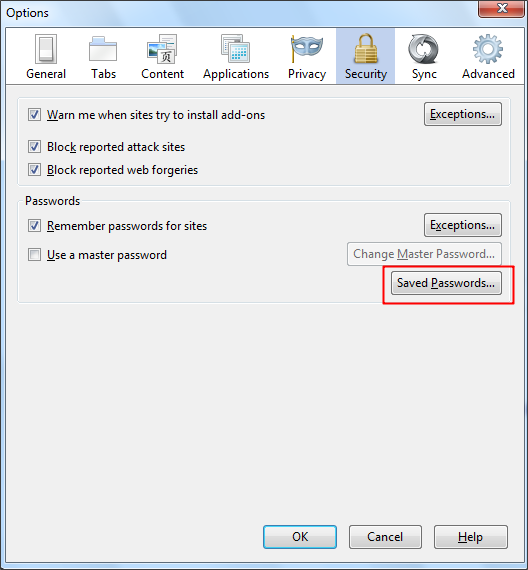 Manage Saved Passwords for Mozilla Firefox Manage Saved Passwords for Mozilla Firefox