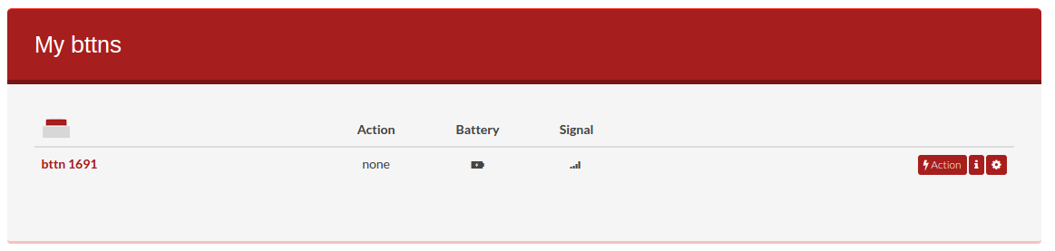 You can see your Bttn's status on the website.