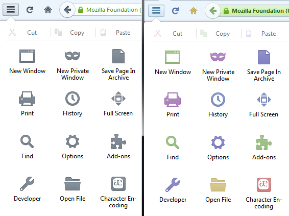Colorize Firefox Buttons: Colorize toolbar buttons. Colorize Firefox Buttons: Colorize toolbar buttons.