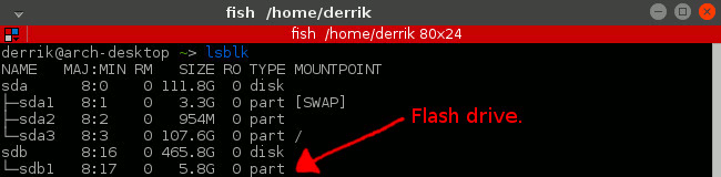 how-to-make-a-usb-live-disk-with-DD-and-the-terminal-lsblk
