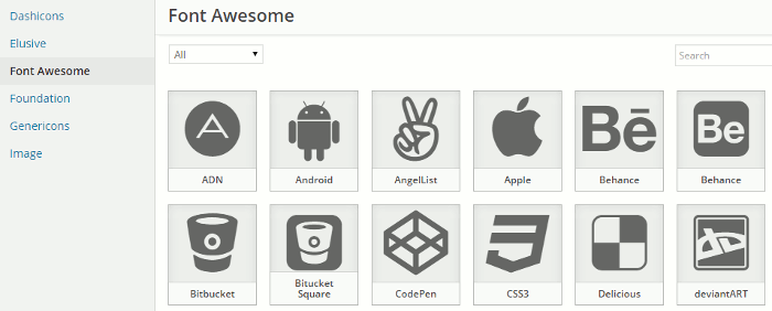 menu-icons-font-awesome-icons