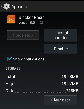 Force stop and disable apps. Force stop and disable apps.