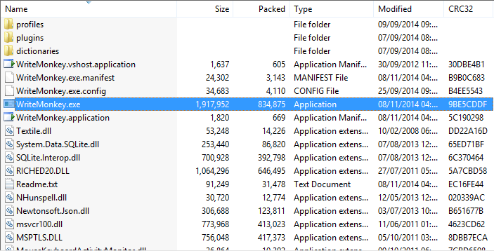 Portable applications and processes.