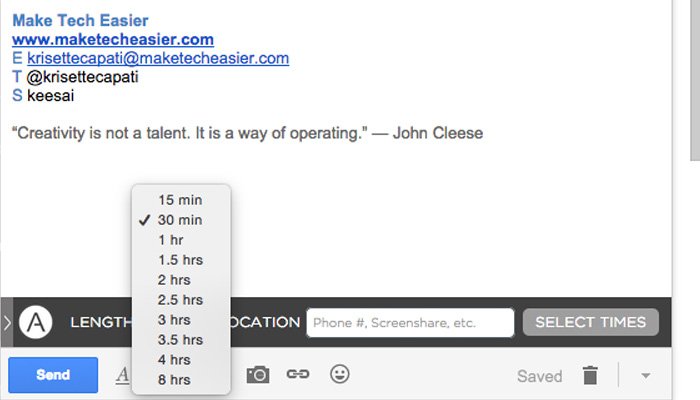 There are 10 available time intervals. There are 10 available time intervals.