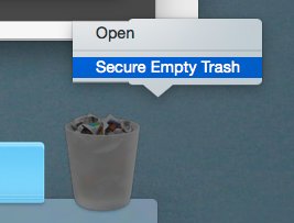 The second thing you can try is Secure Empty Trash.
