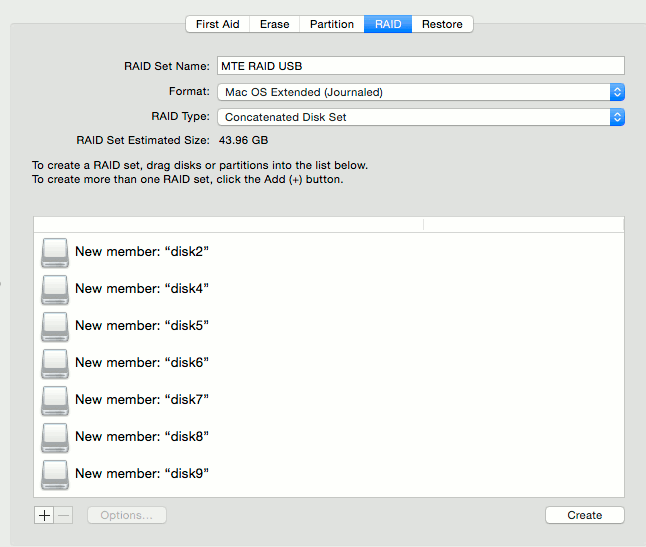 disks dragged in disks dragged in