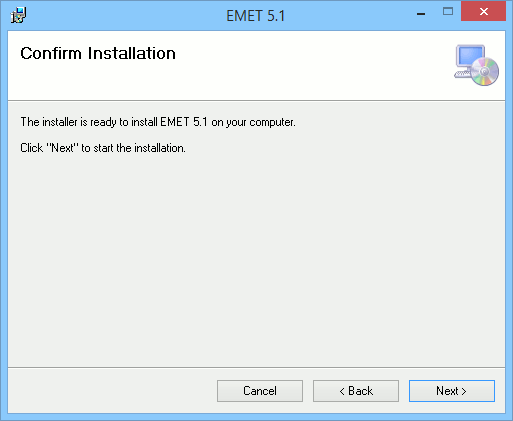 Download EMET directly from the Microsoft website. Download EMET directly from the Microsoft website.